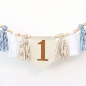 First Birthday Highchair Garland NEW